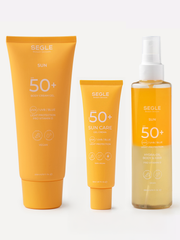 Pack Crema Solar Facial, Corporal y Spray Bifásico