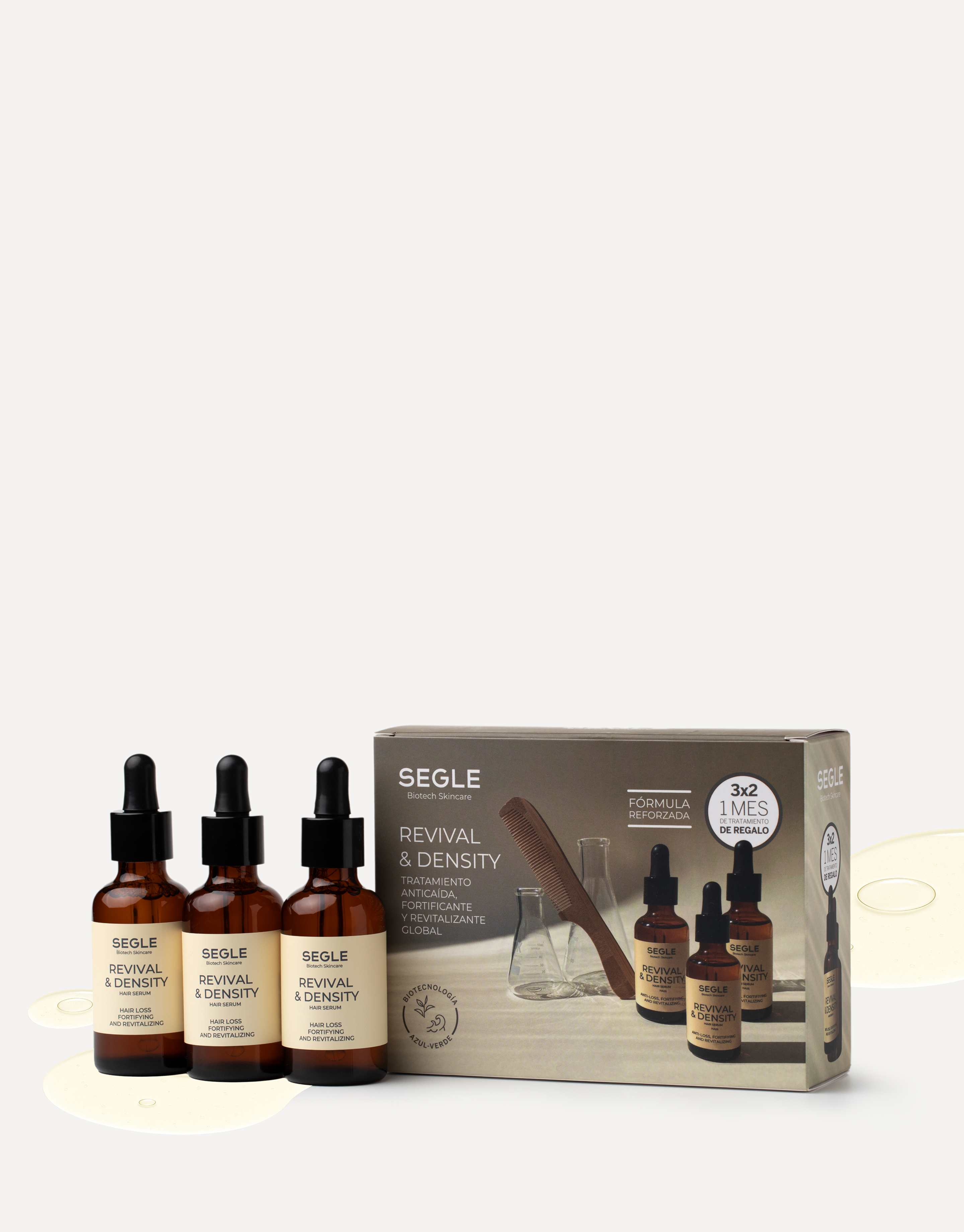Sérum Capilar Revival & Density Pack 3x2