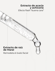Pipeta del Sérum DMAE Lift 10 con extracto de acacia y achicoria y extracto de raíz de Maral