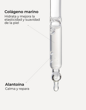 Pipeta del Sérum Skin Factor con colágeno marino y alantoína